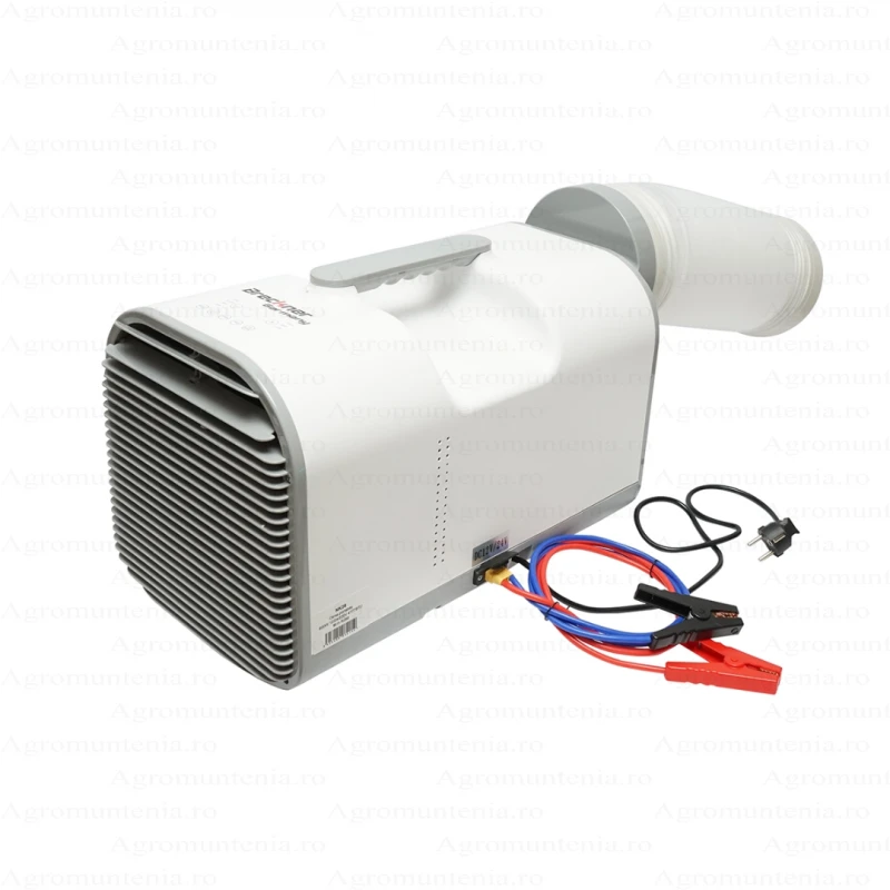Aparat de aer conditionat portabil 4777 BTU, 600W, 12V-24V-220V cu functie dezumidificare, ventilatie, telecomanda, mod somn, kit instalare inclus Breckner Germany