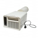 Aparat de aer conditionat portabil 2224 BTU, 280W, 220V cu functie incalzire, dezumidificare, ventilatie, telecomanda, comenzi vocale, kit instalare inclus Breckner Germany