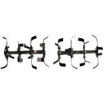 Minitractor Ride-On 4x4 R1200, Evotools PLUS, Motor Diesel KAMA, Pornire Electrica 12 CP, Freze si roti metalice incluse + Remorca Evotools TTS500, pentru minitractor cu grilaj si plasa, capacitate 500 kg