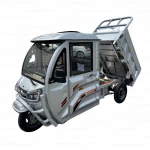 Triciclu Electric Cargo TRCB1500 – putere maxima 3800W, 72V/58Ah, autonomie 60 km, bena basculabila cu piston, 3+R, sarcina totala 776 kg, viteza maxima de 25 km/h, conform reglementarilor UE, fara permis