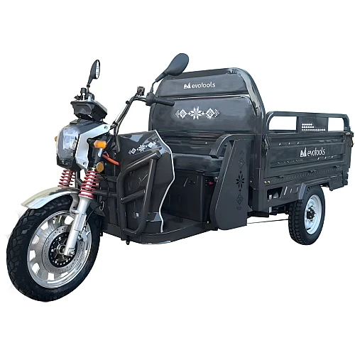 Triciclu Electric Cargo TRCC1500 – Putere maxima 3000W, Baterie 72 V/58 Ah, Autonomie 60 km, Sistem basculabil hidraulic, viteza maxima de 25 km/h, conform reglementarilor UE, fara permis