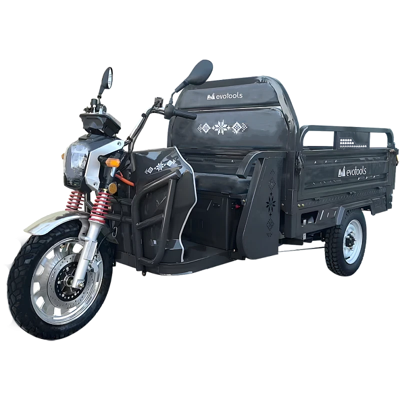 Triciclu Electric Cargo TRCC1500 – Putere maxima 3000W, Baterie 72 V/58 Ah, Autonomie 60 km, Sistem basculabil hidraulic, viteza maxima de 25 km/h, conform reglementarilor UE, fara permis