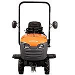 Minitractor Ride On 4x4 R003 Diesel Koop 14 CP pornire electrica tirant hidraulic cu freza motrica EvoTools Plus