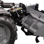 Minitractor Ride On 4x4 R003 Diesel Koop 14 CP pornire electrica tirant hidraulic cu freza motrica EvoTools Plus