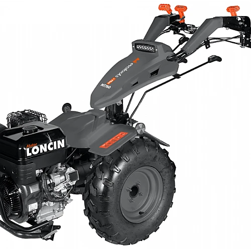 Motocultivator Evotools PLUS MT760A, motor benzina Loncin, 4 timpi, 420 CC, 15 CP, 11.1 kW, 5 trepte viteza, pornire la cheie, diferential blocabil