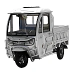 Triciclu Electric Cargo TRCB1500 – putere maxima 3800W, 72V/58Ah, autonomie 60 km, bena basculabila cu piston, 3+R, sarcina totala 776 kg, viteza maxima de 25 km/h, conform reglementarilor UE, fara permis