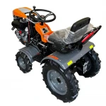 Minitractor Ride-On 4x4 R1200, Evotools PLUS, Motor Diesel KAMA, Pornire Electrica 12 CP, Freze si roti metalice incluse