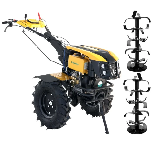 ProGARDEN Campo 1273 Alpine V2, motocultor 12CP, 2+1, roti 6.00-12, diesel, EU V, pornire electrica, 2 prize putere