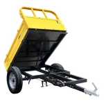 ProGARDEN Campo RM500CT remorca 500kg minitractor, 1 osie, prindere cupla, roti profil agricol 6.00-12