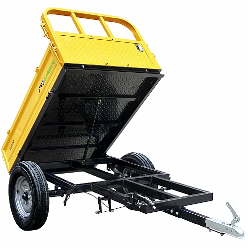 ProGARDEN Campo RM500CT remorca 500kg minitractor, 1 osie, prindere cupla, roti profil agricol 6.00-12