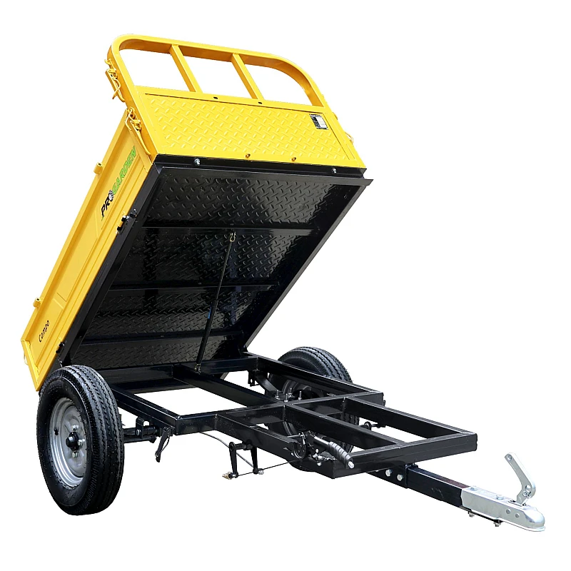 ProGARDEN Campo RM500CT remorca 500kg minitractor, 1 osie, prindere cupla, roti profil agricol 6.00-12