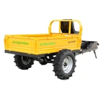 ProGARDEN Alpine RM500T Remorca cu tractiune G2, 500kg, 1 osie, prindere bolt pentru motocultor, roti profil agricol 6.00-12, 4 prezoane