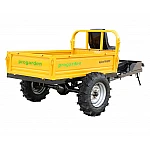 ProGARDEN Alpine RM500T Remorca cu tractiune G2, 500kg, 1 osie, prindere bolt pentru motocultor, roti profil agricol 6.00-12, 4 prezoane