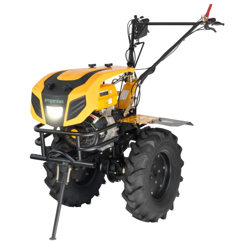 Motocultor cu diferential ProGARDEN Campo 1844 motor 18 CP benzina Euro 5 3+1 viteze latime lucru 162 cm freze roti 6.00-12