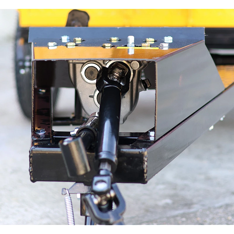 ProGARDEN Alpine RM500T Remorca cu tractiune G2, 500kg, 1 osie, prindere bolt pentru motocultor, roti profil agricol 6.00-12, 4 prezoane