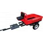Remorca motocultor Rotakt REM400-1 capacitate 400 kg basculabila