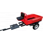 Remorca motocultor Rotakt REM400-1 capacitate 400 kg basculabila