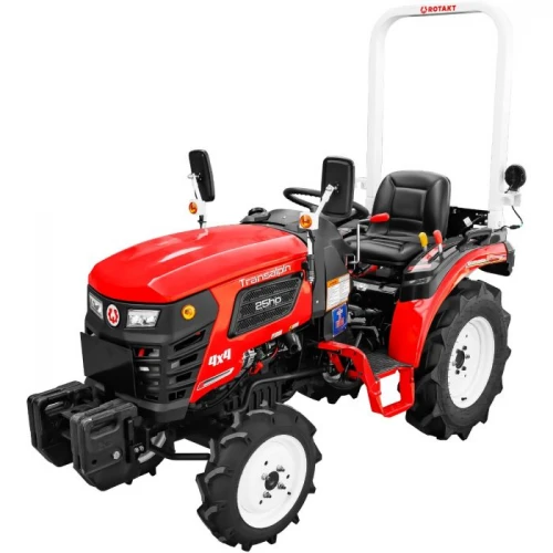Tractor ROTAKT Transalpin 4x4 – 25 CP Diesel, 3 Cilindri, Cutie 6+2, PTO 2 trepte, Directie Hidraulica, Euro 5