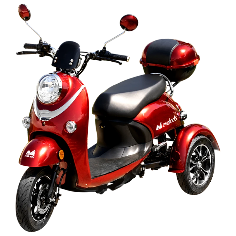 Triciclu Electric TRP800 EvoTools – 800W, Autonomie 50 km, Baterie 60V/20Ah, viteza maxima de 25 km/h, conform reglementarilor UE, fara permis