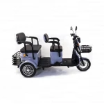 Triciclu electric Kamarad, 1000W, baterie 60V20Ah, autonomie 50-70KM, 25 Km/h, Fara permis