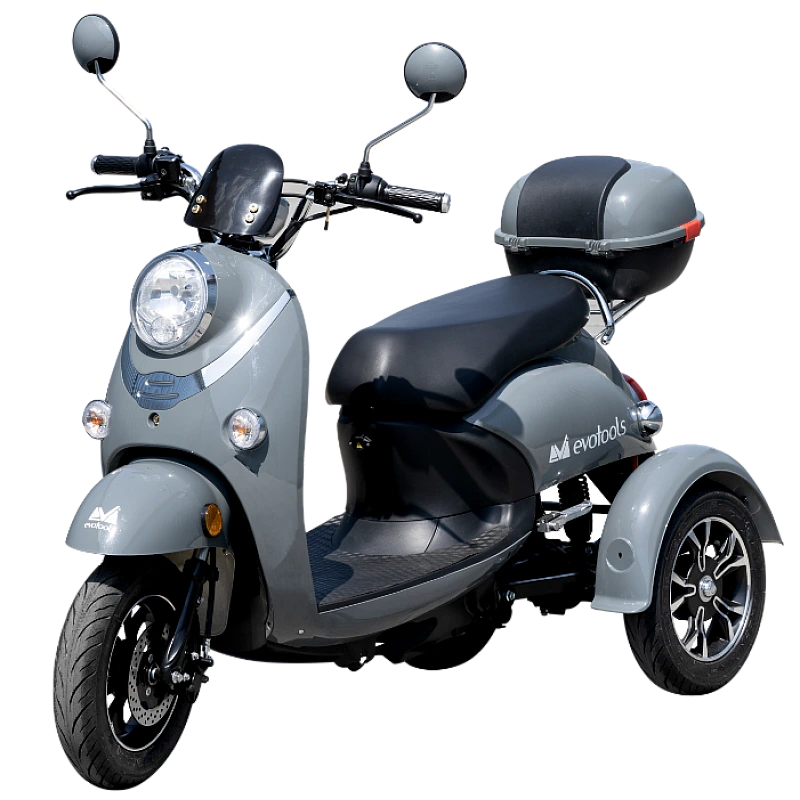 Triciclu Electric TRP800 EvoTools – 800W, Autonomie 50 km, Baterie 60V/20Ah, viteza maxima de 25 km/h, conform reglementarilor UE, fara permis