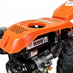 Motocultivator RURIS 1077, Motor Loncin 16 CP, 420cc, 4 Timpi, Pornire la Cheie, Diferential, Frână Hidraulica, 3+3 Viteze, Roți 20x10-10, Iluminare LED, freza de sapat SX77
