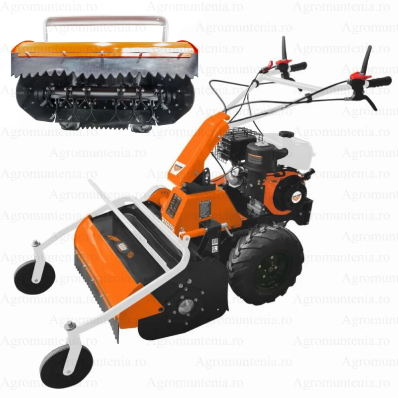 Masina pentru defrisat RURIS RXD1700, motor benzina 4T, 302 CC, 9 CP, latime lucru 700 mm, viteze 3 inainte + 1 inapoi