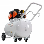 Compresor Silentios RURIS Silent Power 10000 OilFree – 3000W, 100L, 528 l/min, 8 Bar, Fara Ulei, 2 Cilindri, 2 Iesiri, Protectii Multiple