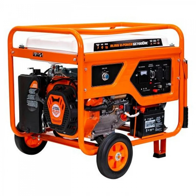 Generator de Curent Ruris R-Power GE 7000RC – 6500W, Motor 13CP, 3 Faze, Pornire Electrica, Telecomanda, Rezervor 28L