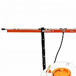 Pulverizator electric tractat RURIS RS TANK 10000 – 100 L, 5.5 bar, 12V, Debit 3.1 L/min, Lance metalica, Furtun 5 m, Manometru, Roti 38x8.5 cm, 4 duze incluse