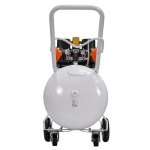 Compresor Silentios RURIS Silent Power 10000 OilFree – 3000W, 100L, 528 l/min, 8 Bar, Fara Ulei, 2 Cilindri, 2 Iesiri, Protectii Multiple