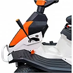 Tractoras pentru tuns gazon RURIS RX Pilot 002H, motor benzina Loncin 4T, 224 CC, 9.5 CP, 6,99 KW, latime taiere 65 cm, inaltime 30-75 mm, cos 150 kg