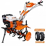 RURIS 731K Start, Motocultor RURIS, 8.5 CP, 4 timpi, 83 cm latime lucru, reductor fonta, 3.6 l, benzina, roti cauciuc, freze
