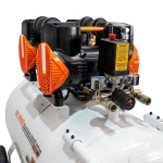 Compresor Silentios RURIS Silent Power 10000 OilFree – 3000W, 100L, 528 l/min, 8 Bar, Fara Ulei, 2 Cilindri, 2 Iesiri, Protectii Multiple