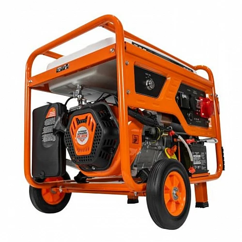Generator de Curent RURIS R-POWER GE9000RC ATS - 7500W, 3 faze, Motor 15CP, AVR, ATS, Cupru, Benzina, Pornire Electrica + Telecomanda