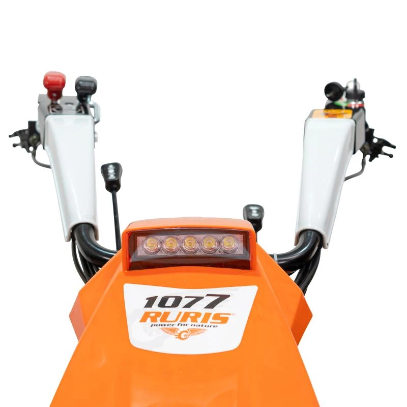 Motocultivator RURIS 1077, Motor Loncin 16 CP, 420cc, 4 Timpi, Pornire la Cheie, Diferential, Frână Hidraulica, 3+3 Viteze, Roți 20x10-10, Iluminare LED, freza de sapat SX77