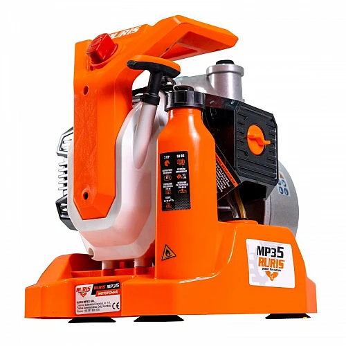 Motopompa RURIS MP 35, pe benzina 2 CP, diametru furtun 1.5 toli,  debit maxim 15 m³/h