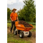 Roaba Electrica Autopropulsata RURIS RTS 5000 – Motor 1000W, Baterie 48V, Capacitate 500 kg, Basculare Hidraulica