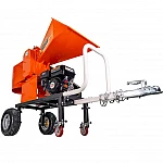 Tocator de crengi RURIS STB800 cu motor 9 CP, 212 cmc, 6 cutite, diametru taiere 80 mm, capacitate 4 mc pe ora