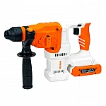 Ciocan rotopercutor pe acumulator RURIS RMX2813, 20V, SDS Plus, 1150 rpm, 5100 bpm, 2.8 J, fara acumulator, fara incarcator