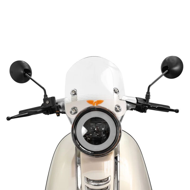 Scuter Electric RURIS Pilot SX790 Gold, motor 800 W, baterie 48V20Ah, autonomie pana la 70 km, viteza maxima de 25 km/h, conform reglementarilor UE, fara permis