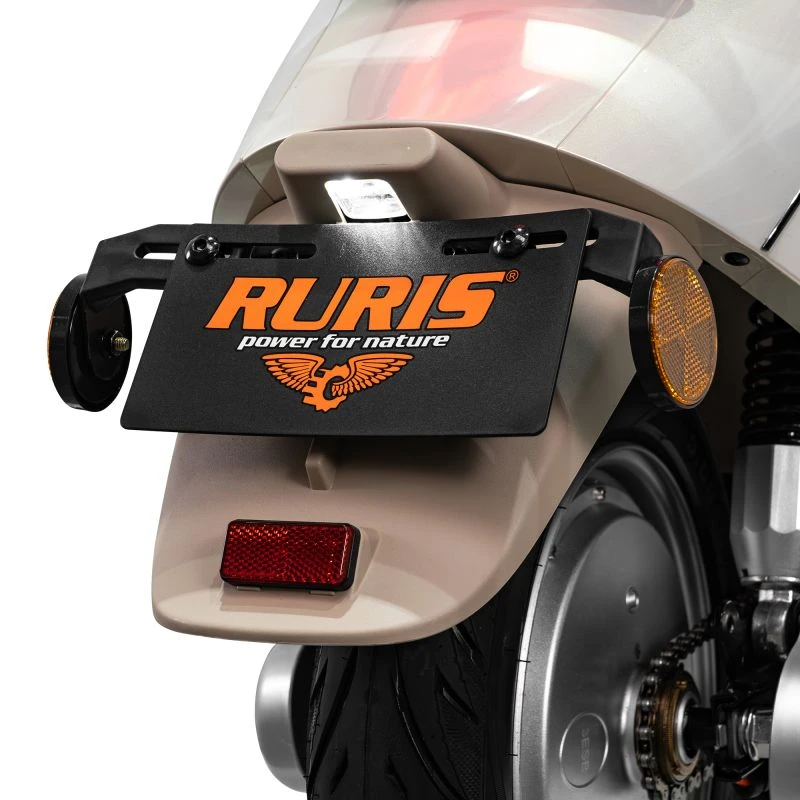 Scuter Electric RURIS Pilot SX790 Gold, motor 800 W, baterie 48V20Ah, autonomie pana la 70 km, viteza maxima de 25 km/h, conform reglementarilor UE, fara permis