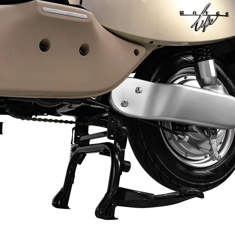 Scuter Electric RURIS Pilot SX790 Gold, motor 800 W, baterie 48V20Ah, autonomie pana la 70 km, viteza maxima de 25 km/h, conform reglementarilor UE, fara permis