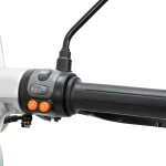 Scuter Electric RURIS Pilot SX790 Verde Retro, motor 800 W, baterie 48V20Ah, autonomie pana la 70 km, viteza maxima de 25 km/h, conform reglementarilor UE, fara permis