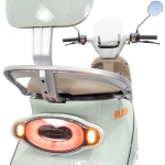 Scuter Electric RURIS Pilot SX790 Verde Retro, motor 800 W, baterie 48V20Ah, autonomie pana la 70 km, viteza maxima de 25 km/h, conform reglementarilor UE, fara permis