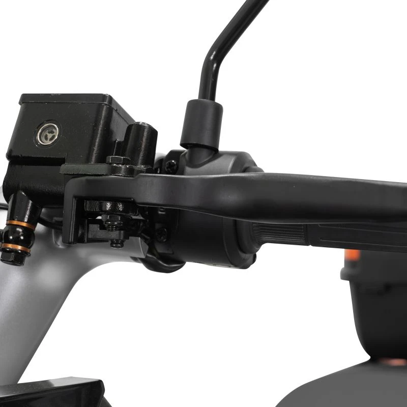Scuter electric RURIS PILOT SX 720, motor 2500 W, baterie 72 V 32 Ah, autonomie pana la 92 km, viteza maxima de 25 km/h, conform reglementarilor UE, fara permis, Negru