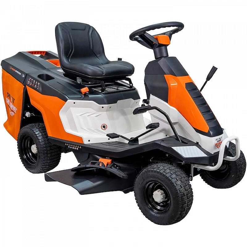 Tractoras pentru tuns gazon RURIS RX Pilot 002H, motor benzina Loncin 4T, 224 CC, 9.5 CP, 6,99 KW, latime taiere 65 cm, inaltime 30-75 mm, cos 150 kg