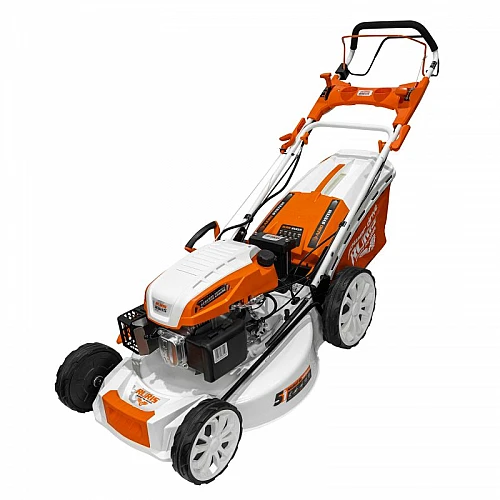 Masina de tuns gazon RURIS RX655 – 5.6 CP, latime de lucru 56 cm, Autopropulsata, Multifuncționala. Pornire electrica