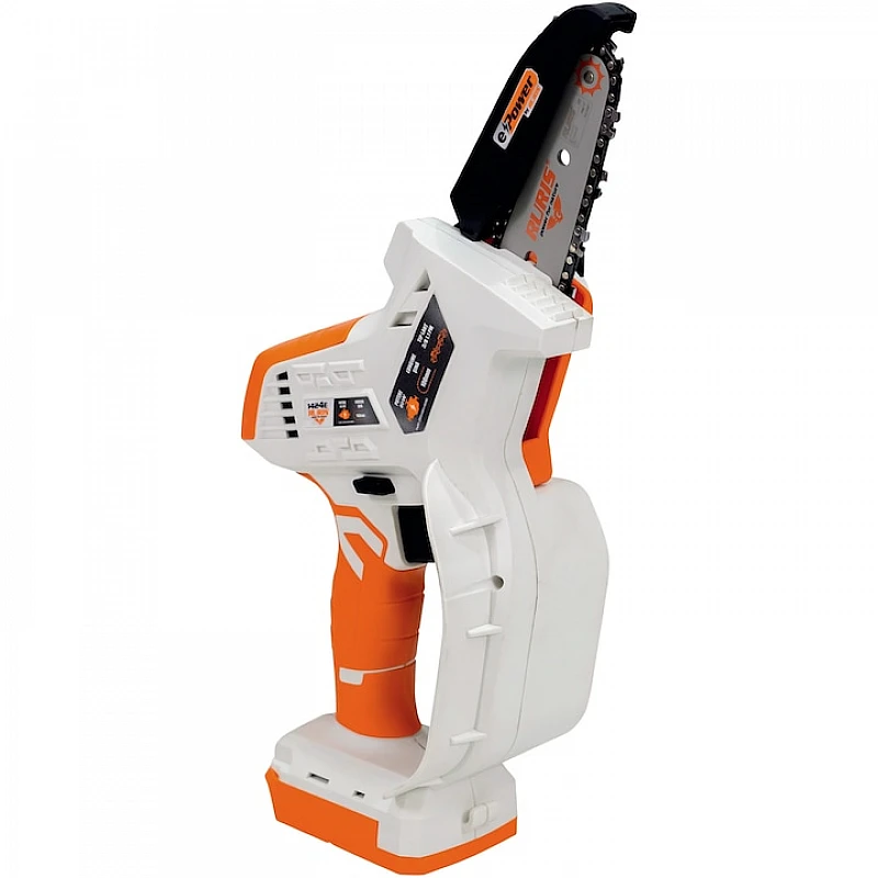 Drujba electrica cu acumulator Ruris 2524e Power Alfa UP, sina 25 cm, lant 3/8 inch, 1.3 mm, 1 x Li-Ion 20V, 4Ah, contine acumulator + incarcator