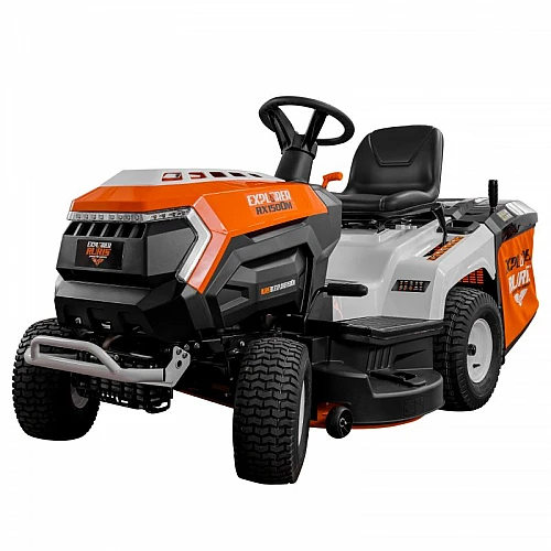Tractor de tuns gazon RURIS RX Explorer 1500m, putere 15 CP, latime de Lucru 98 cm, transmisie hidrostatica, motor loncin